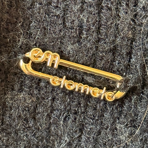 elomelo Plaid Button-Front Poncho Cape with Fringe Trim - Picture 11 of 16